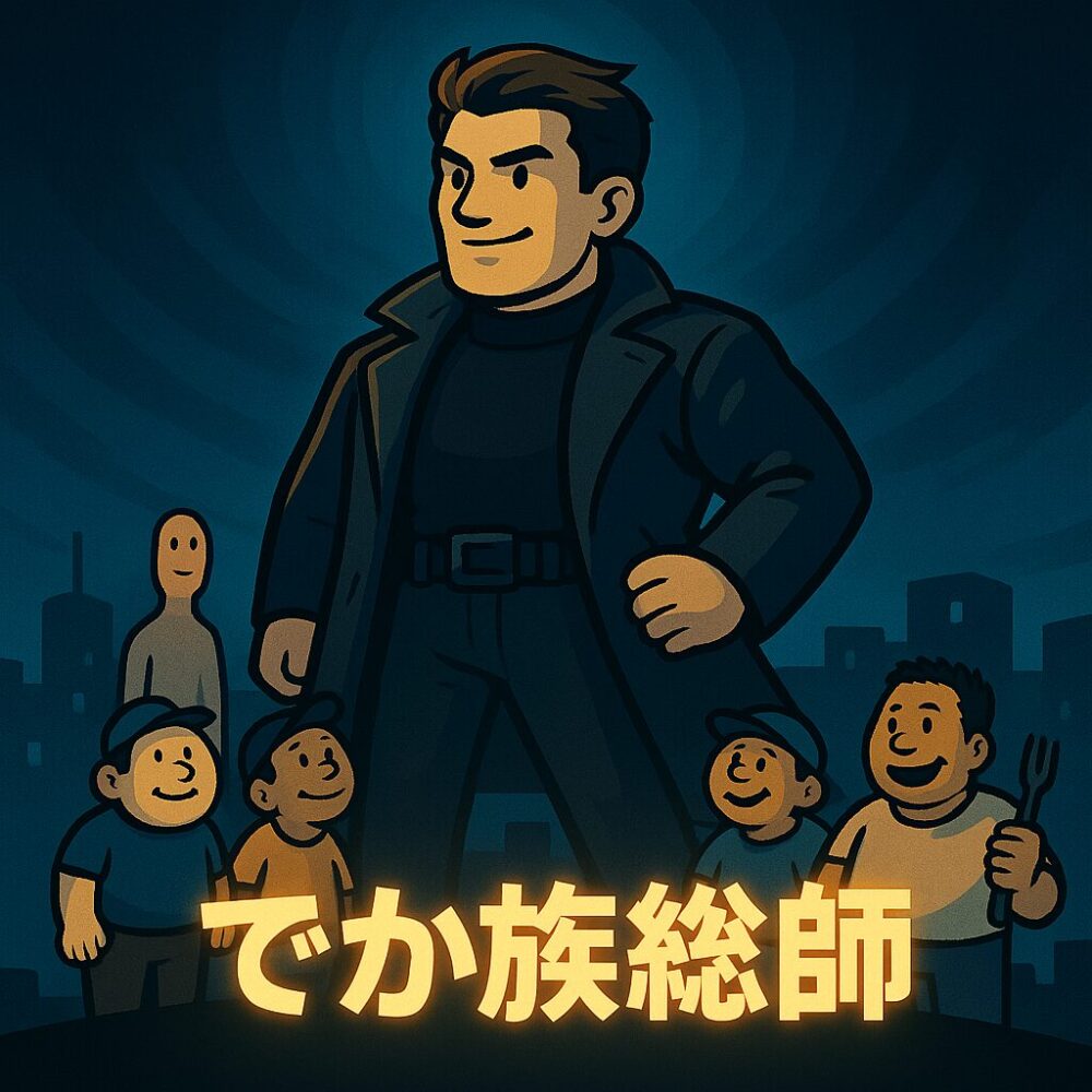 でか族総師のキャラクターイラスト